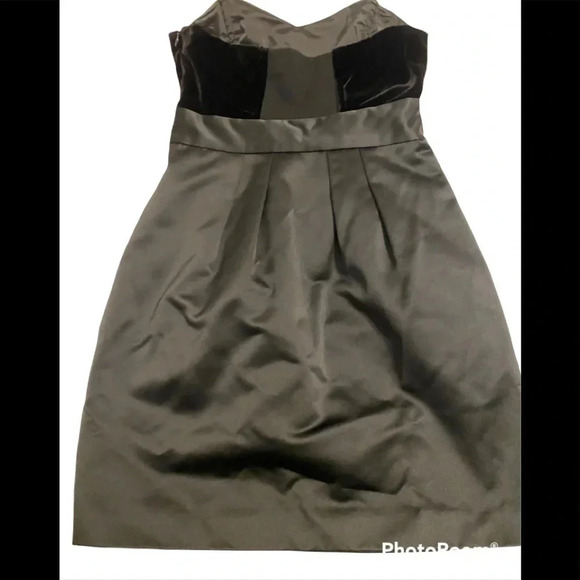 Theory Chanessa Strapless Velvet Top Mini Dress Sz 0 - Picture 4 of 11